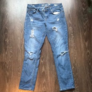 Distressed Seven7 Jeans Slim Straight